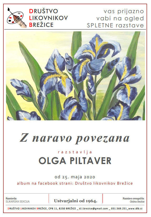 Z naravo povezana - spletna razstava Olge Piltaver