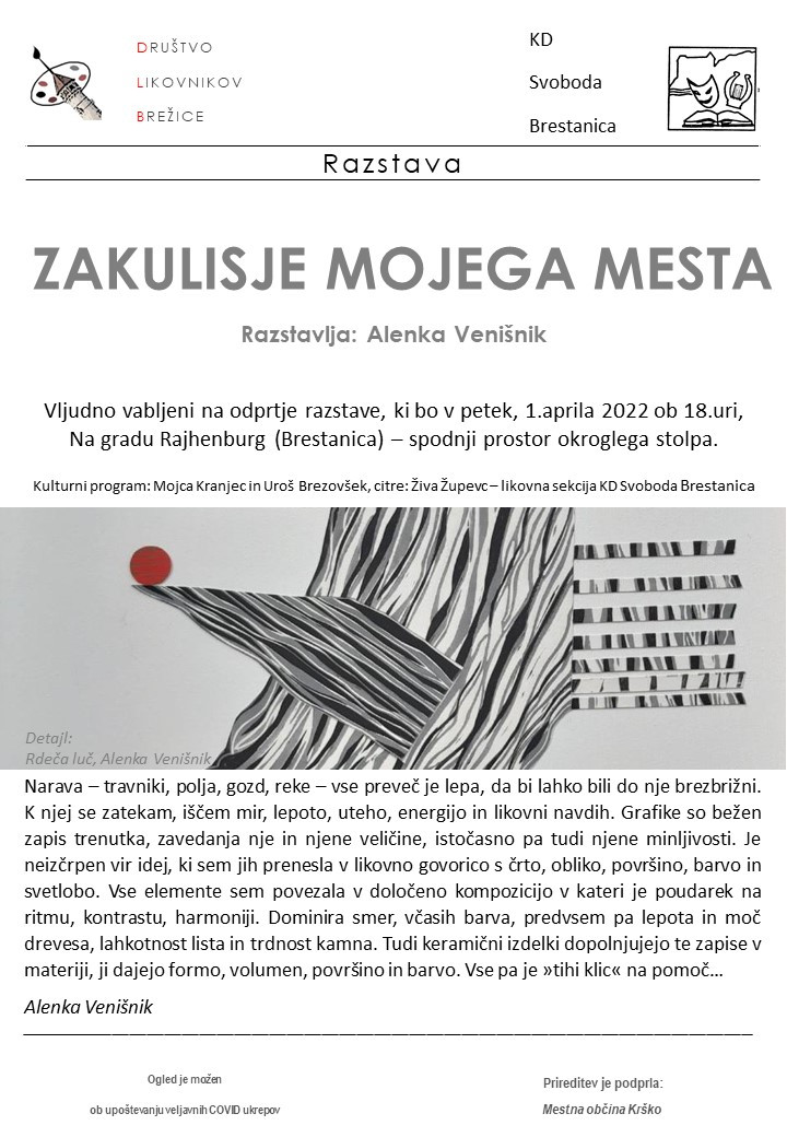 Zakulisje mojega mesta - premierna razstava