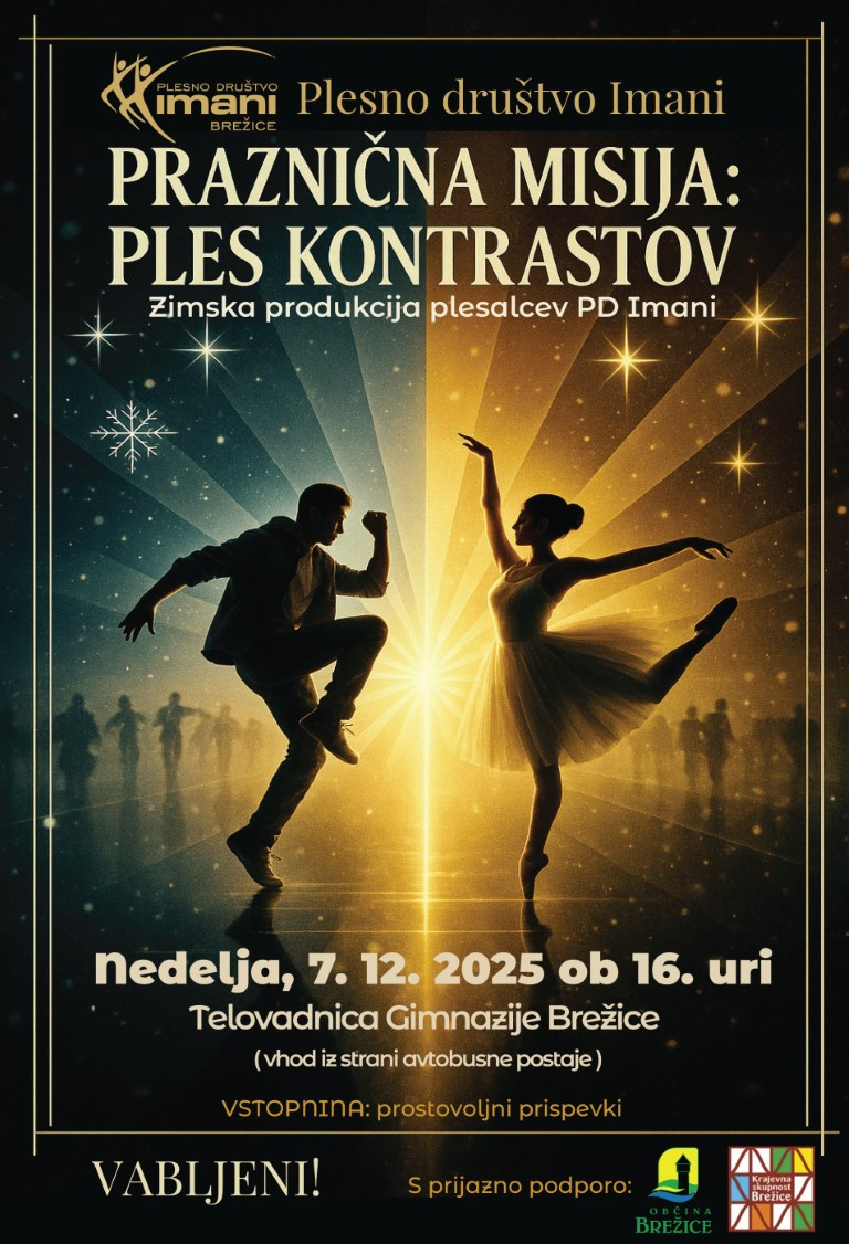 Zimska produkcija PD Imani - Praznična misija - Ples kontrastov