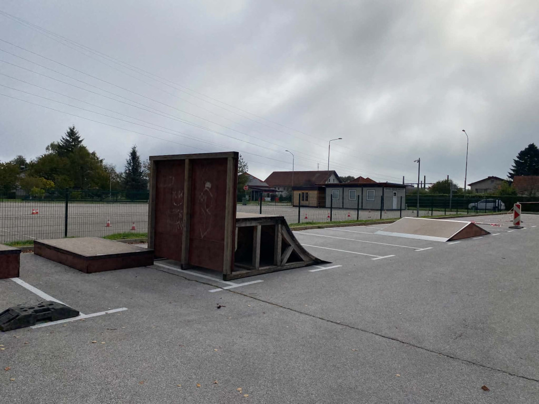 Selitev brežiškega skate parka na začasno lokacijo