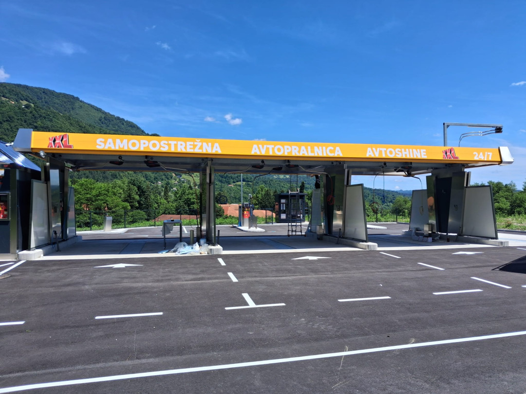 Označevanje avtopralnice Radeče