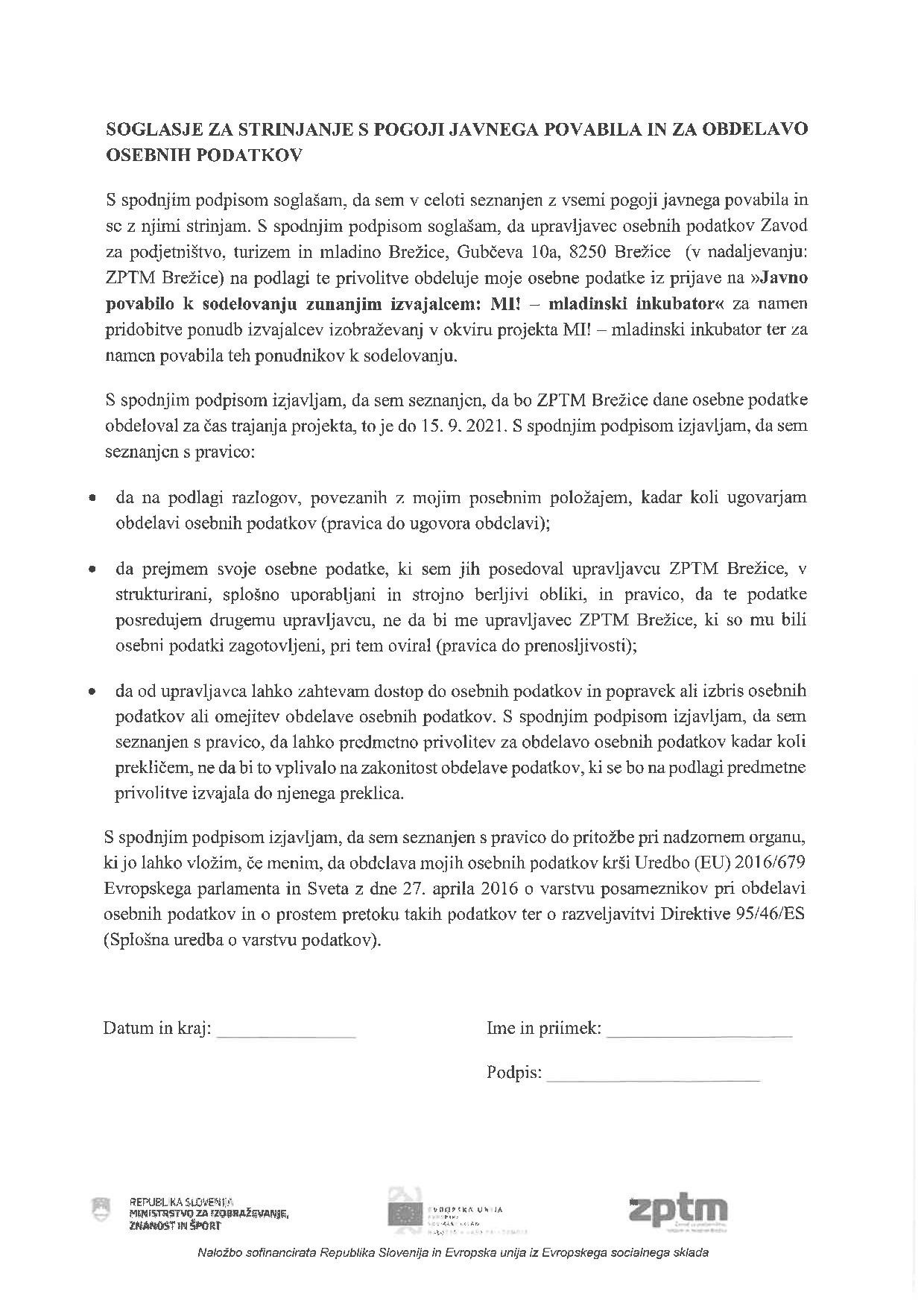 Javno povabilo za izvedbo delavnic Mladinsko delo