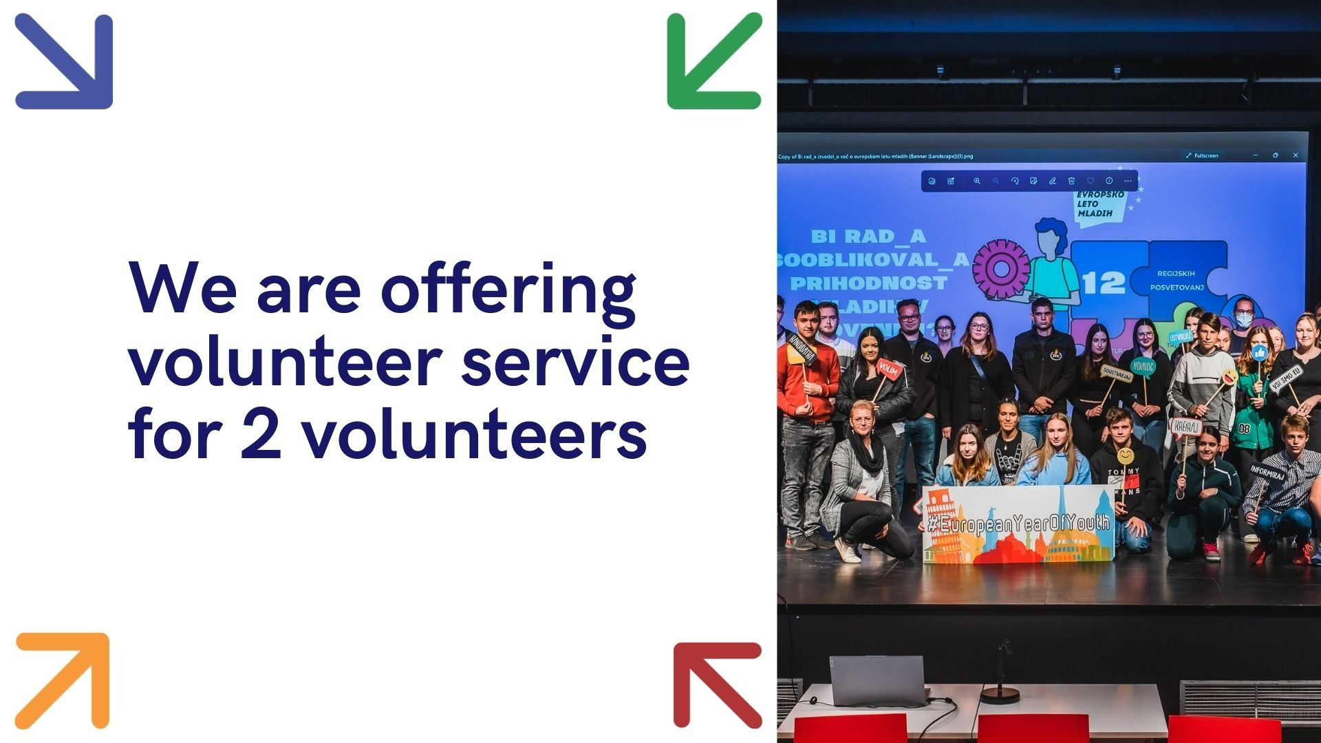 Call for the volunteers