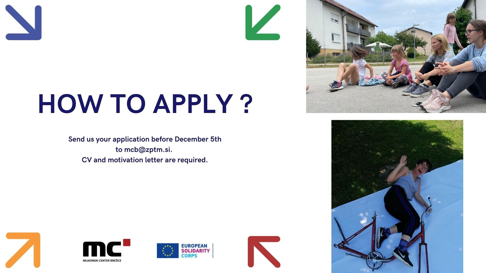 Call for the volunteers