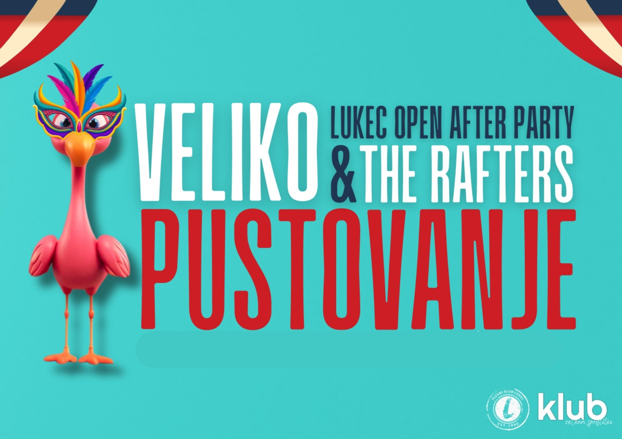 Lukec Open After / Veliko pustovanje z The Rafters