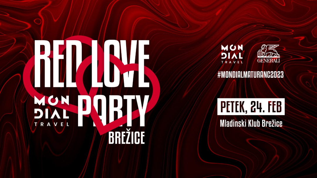 Mondialov Red Love Party Brežice