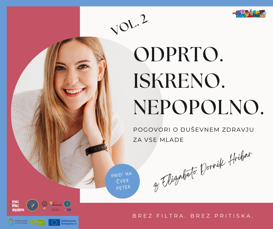 ODPRTO. ISKRENO. NEPOPOLNO. Pogovori za vse mlade