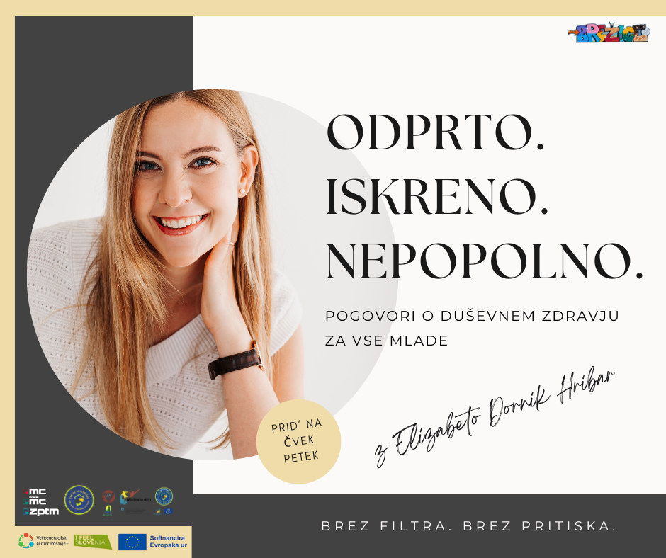 ODPRTO. ISKRENO. NEPOPOLNO. Pogovori za vse mlade