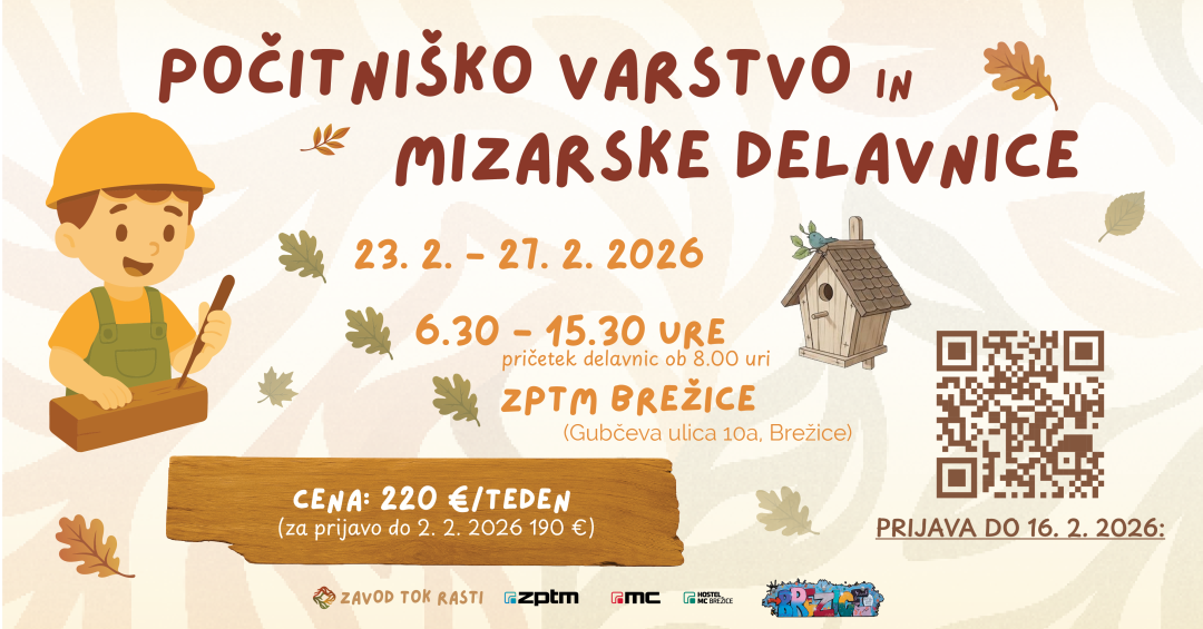 Počitniško varstvo in mizarske delavnice