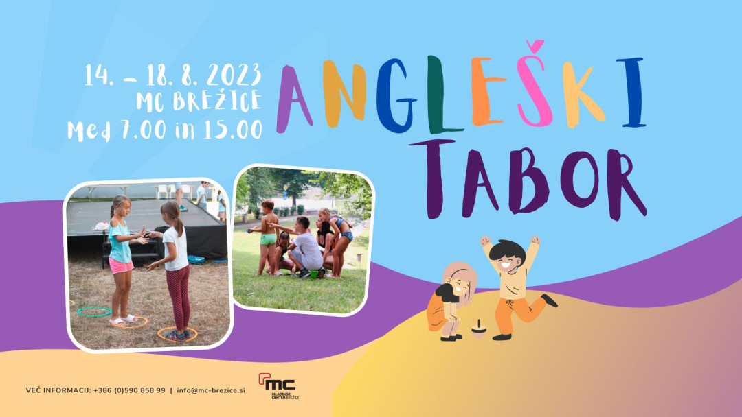 Poletni otroški tabor - Angleški tabor