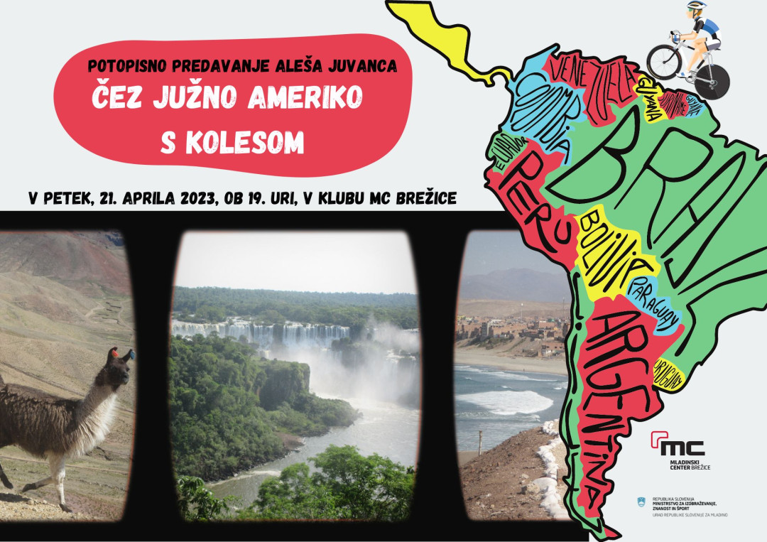 Potopisno predavanje Čez Južno Ameriko na kolesu