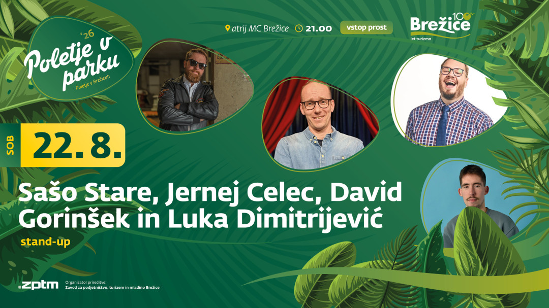 Sašo Stare, Jernej Celec, David Gorinšek in Luka Dimitrijević