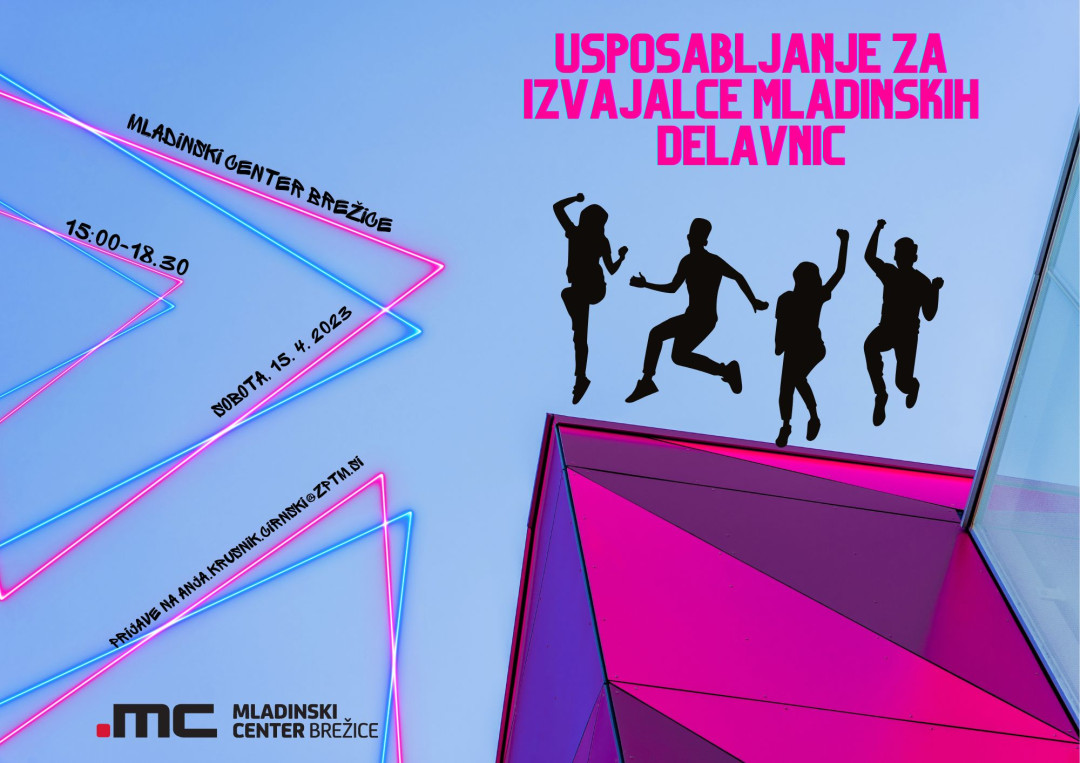 Usposabljanje za izvajalce mladinskih delavnic