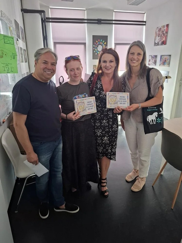 V Brežicah portugalski gostje spoznavali primere uspešnega mladinskega dela