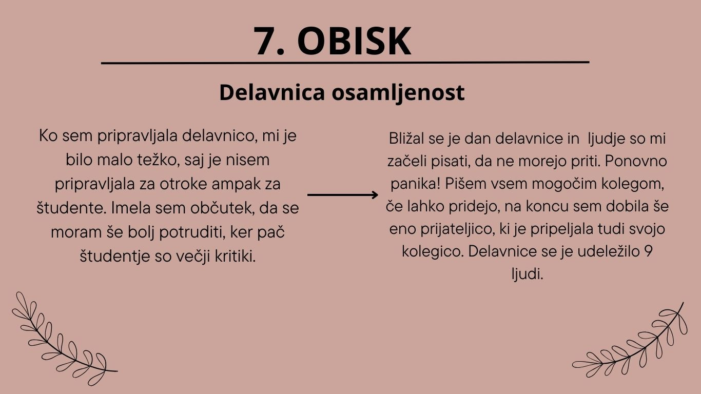 Vtisi in refleksije
