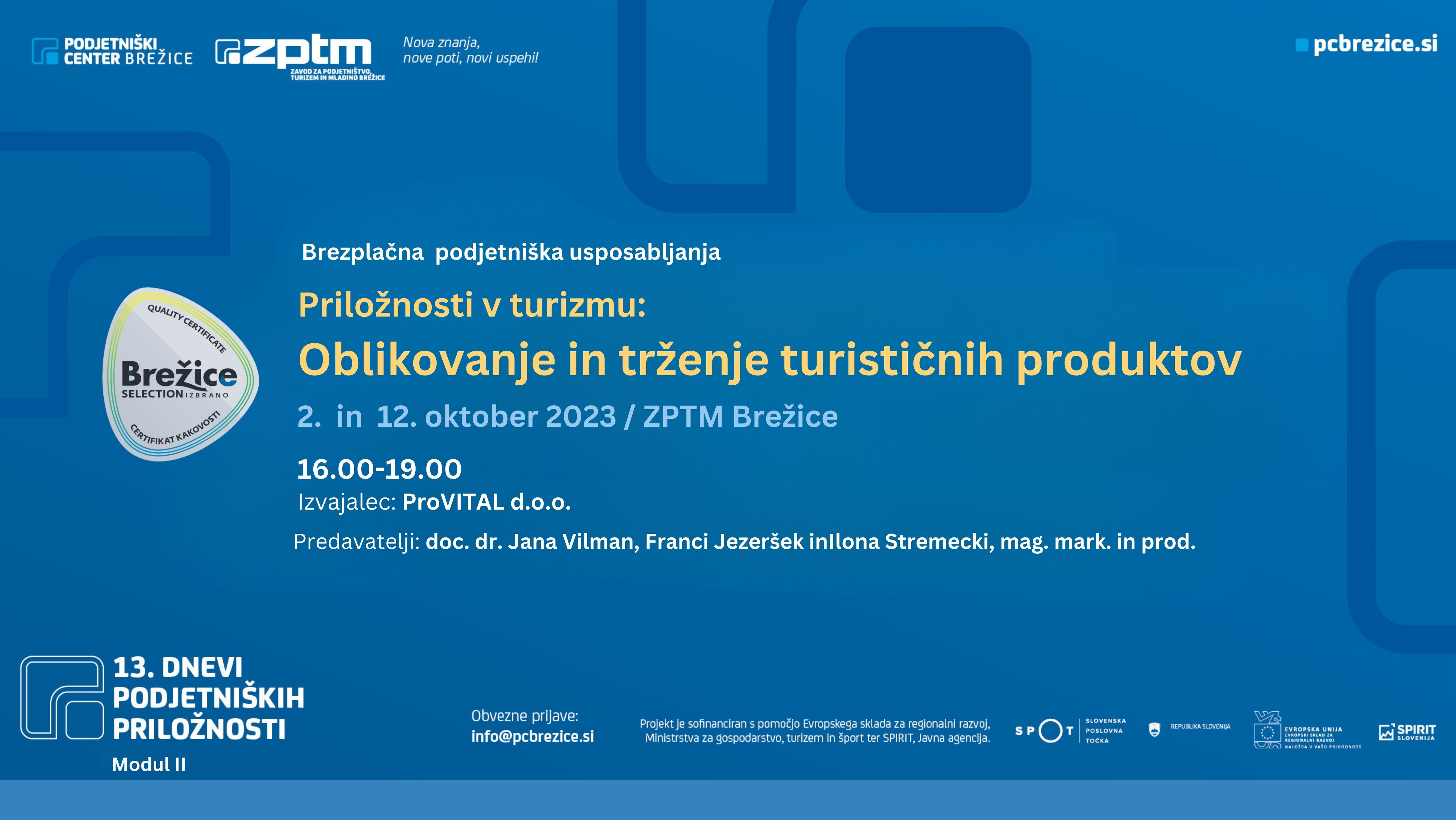 Oblikovanje in trženje turističnih produktov