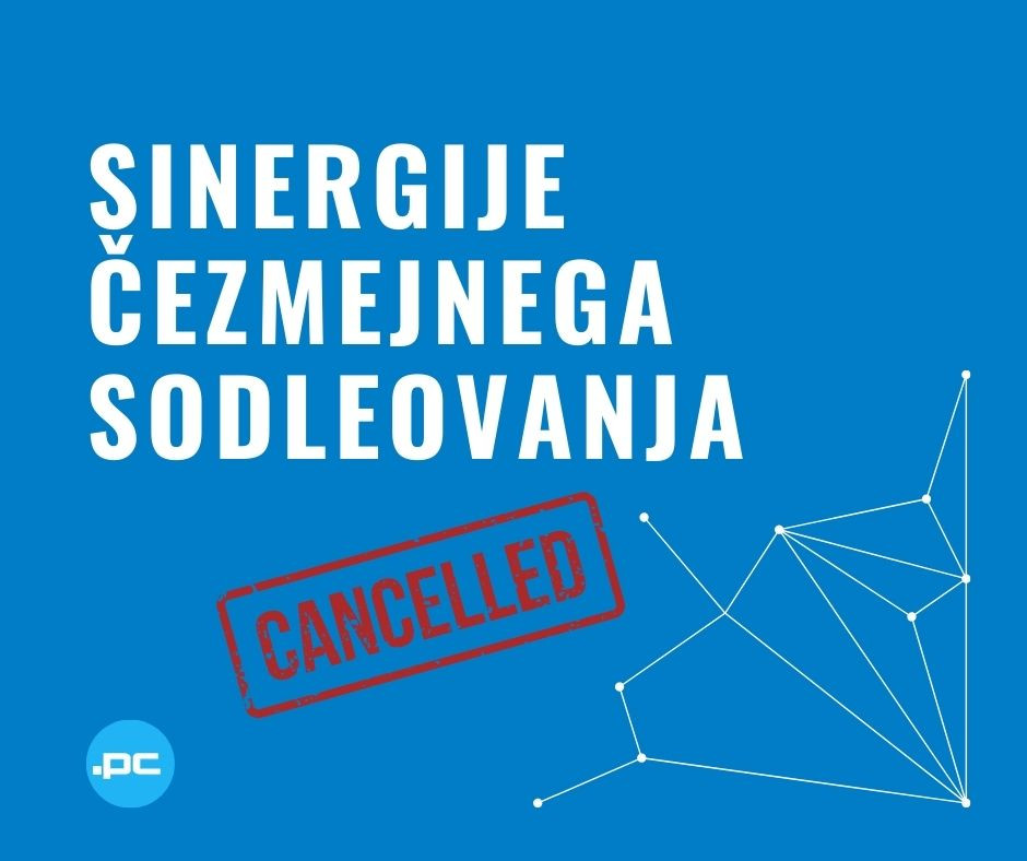ODPOVEDANO - Sinergije čezmejnega sodelovanja