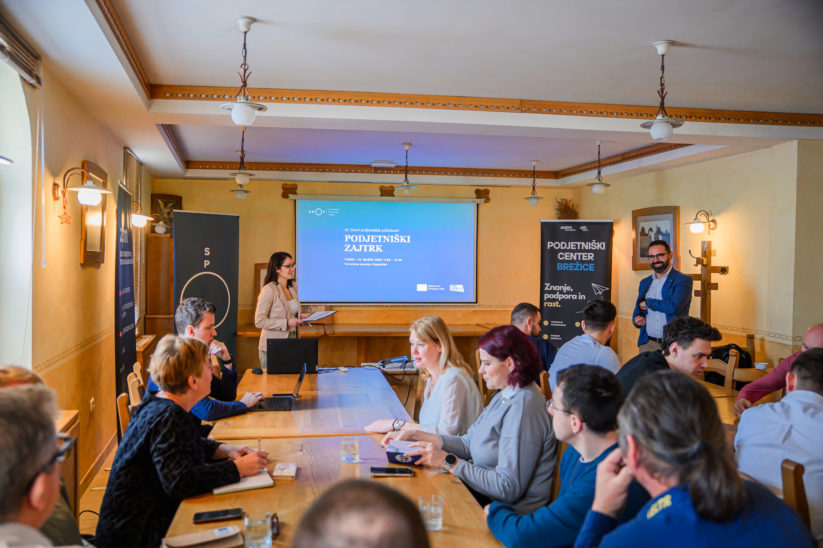 Podjetniški zajtrk otvoril 16. Dneve podjetniških priložnosti