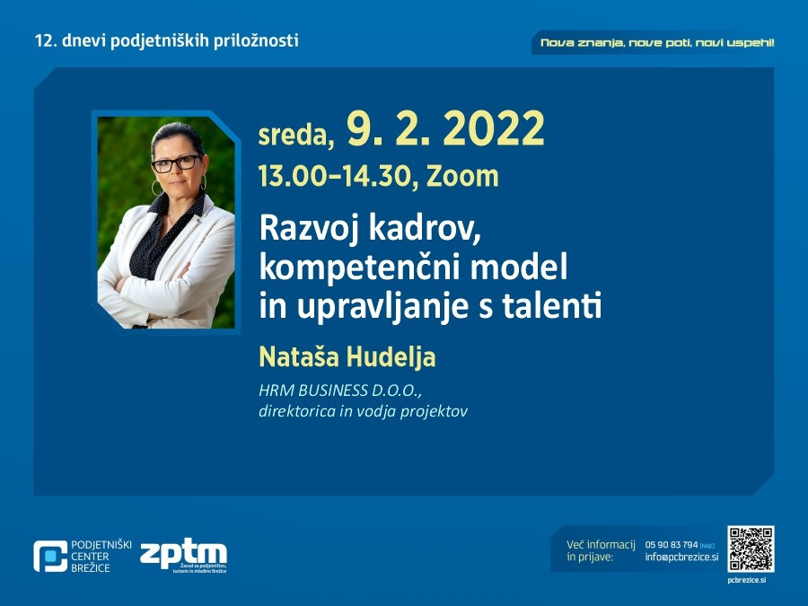 Razvoj kadrov, kompetenčni model in upravljanje s talenti