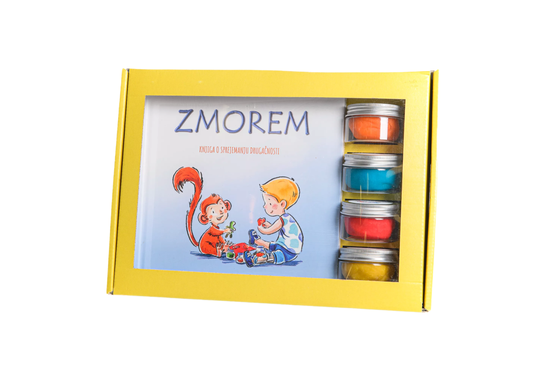 Gnetko komplet s knjigo Zmorem