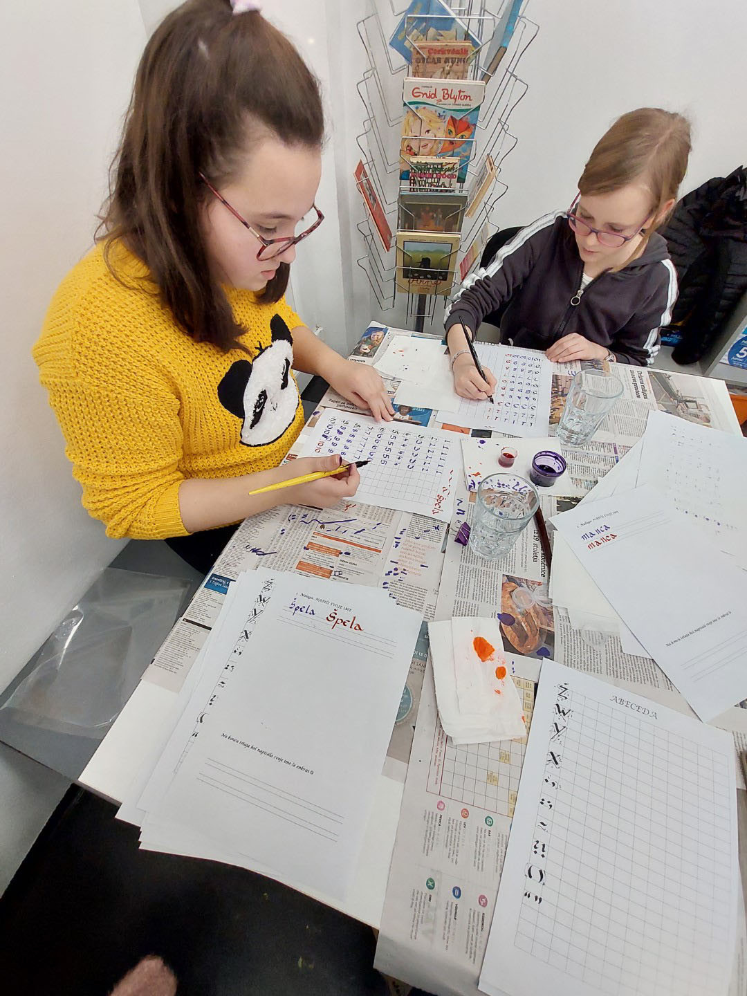 Delavnica kaligrafije