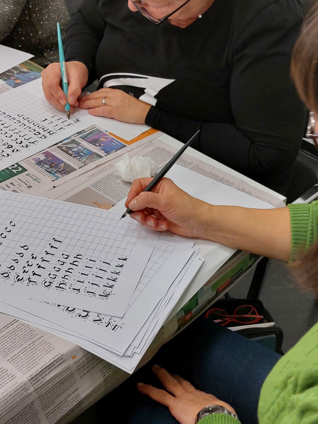 Delavnica kaligrafije