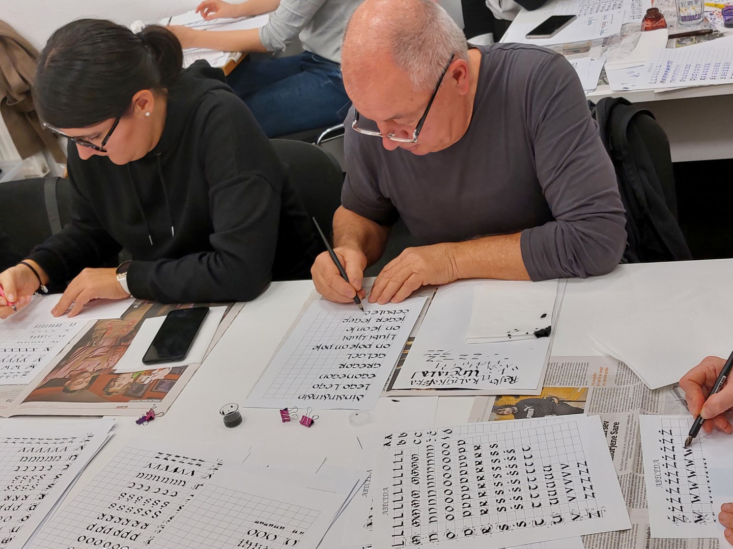 Delavnica kaligrafije