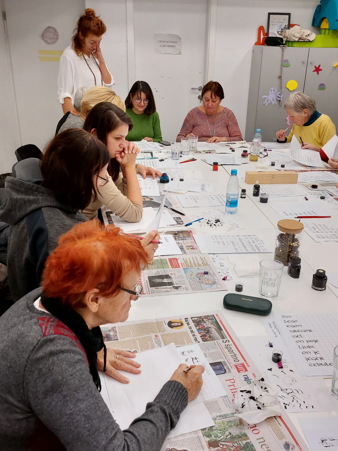 Delavnica kaligrafije