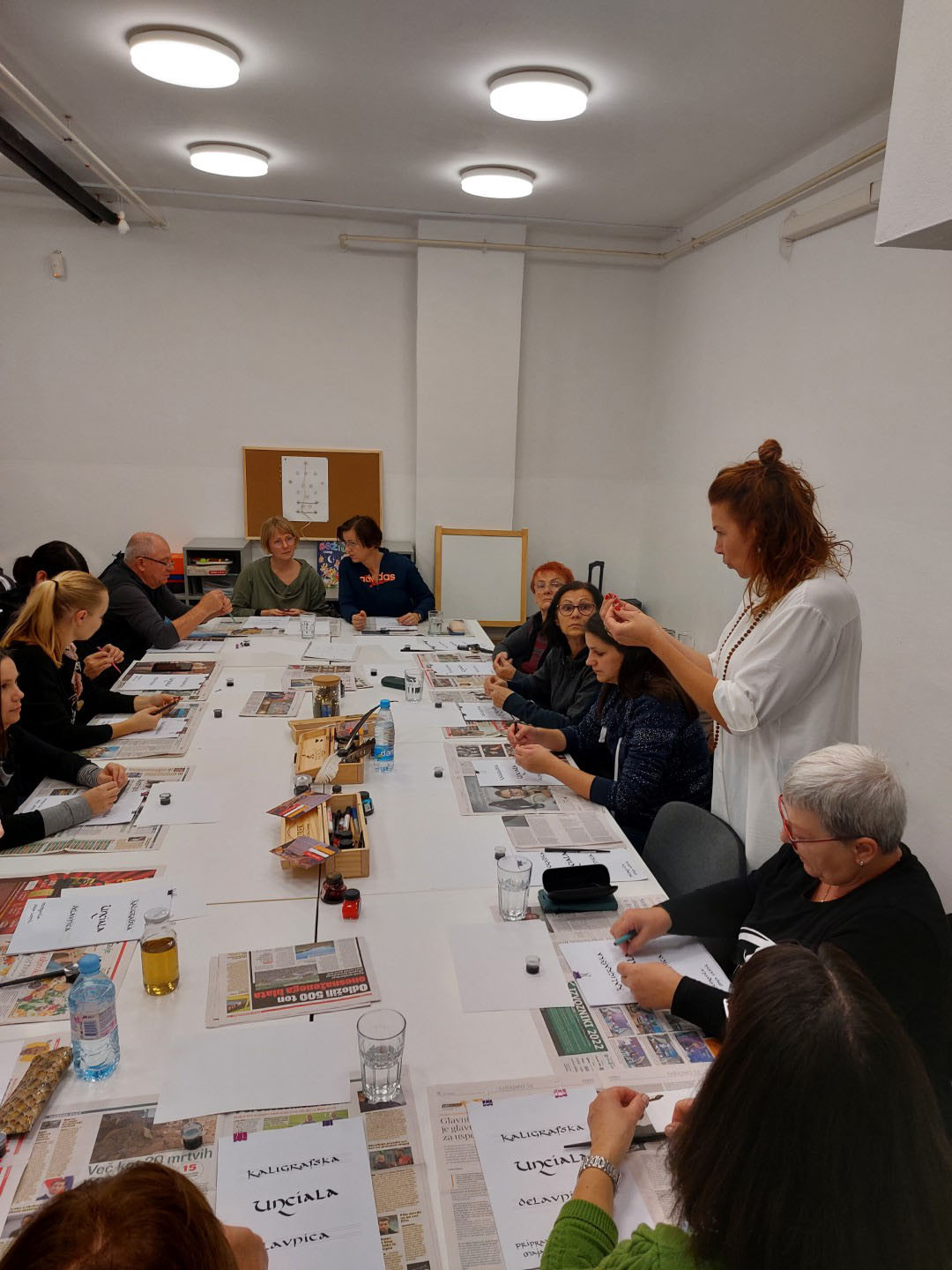 Delavnica kaligrafije