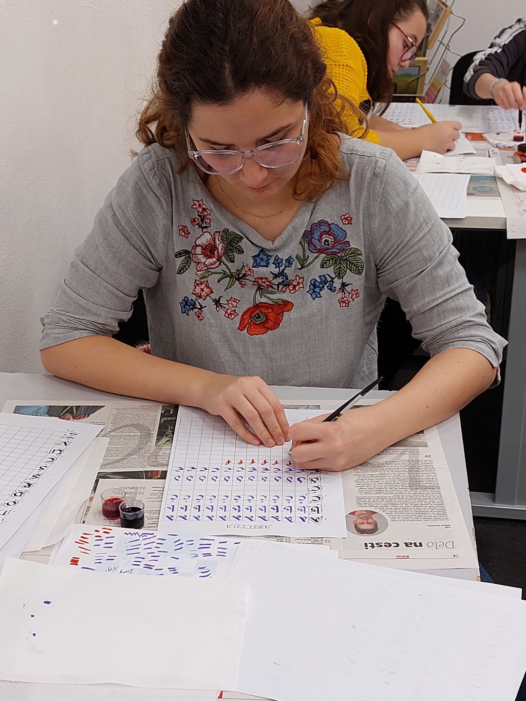 Delavnica kaligrafije