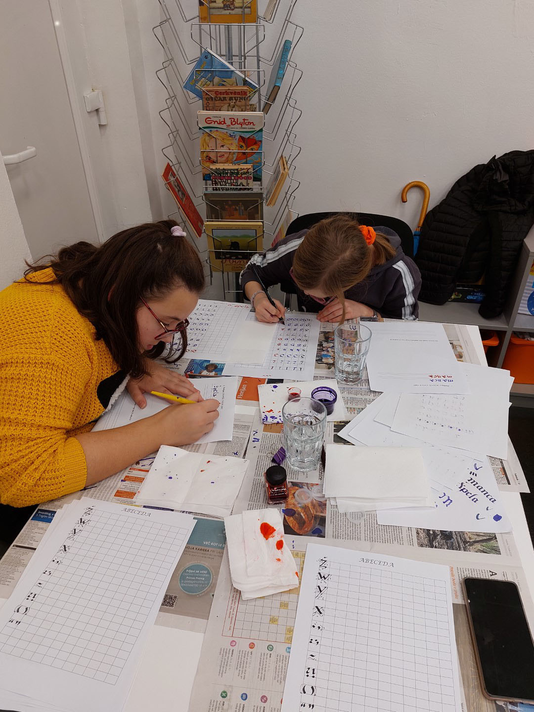 Delavnica kaligrafije