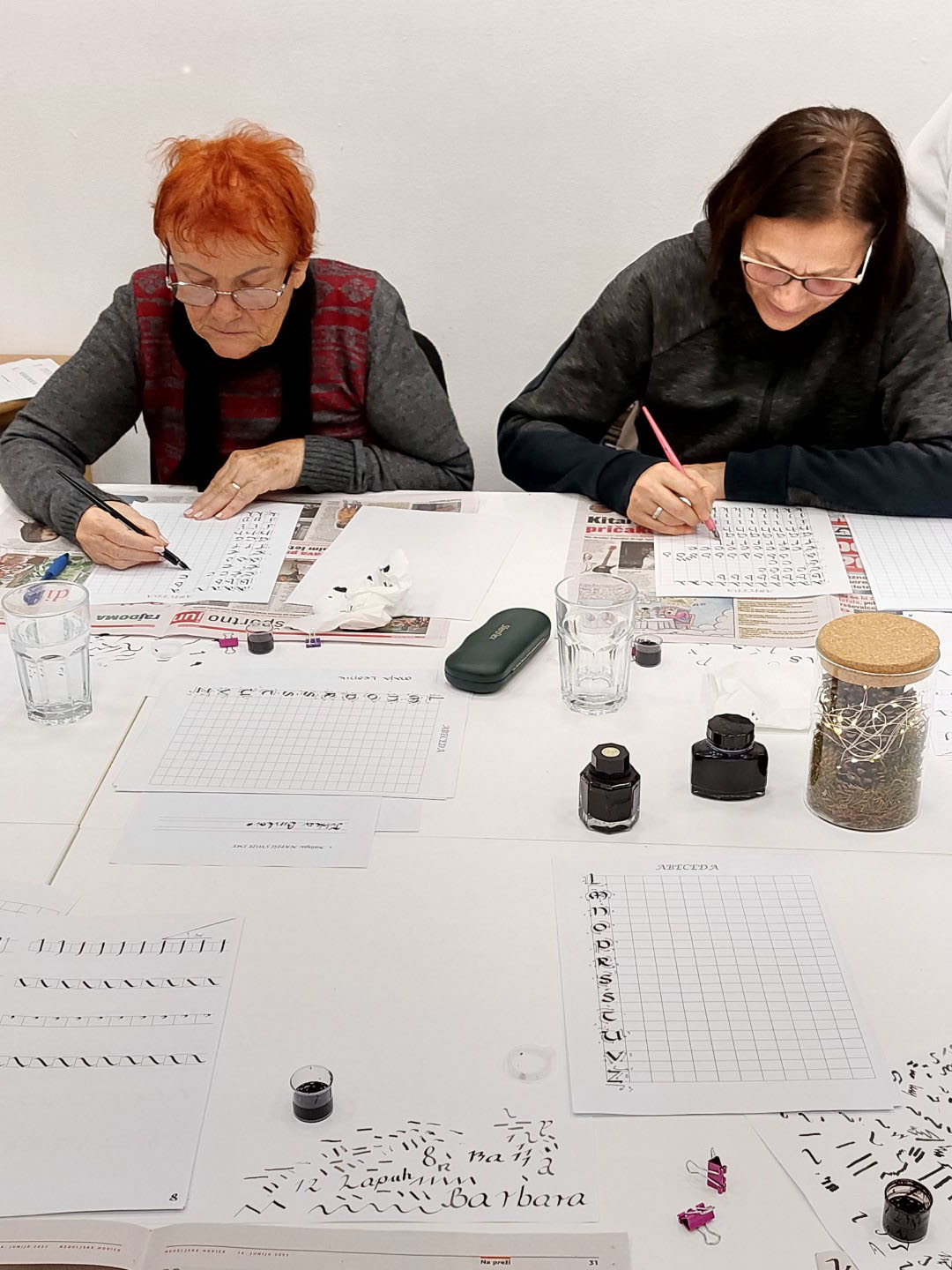 Delavnica kaligrafije