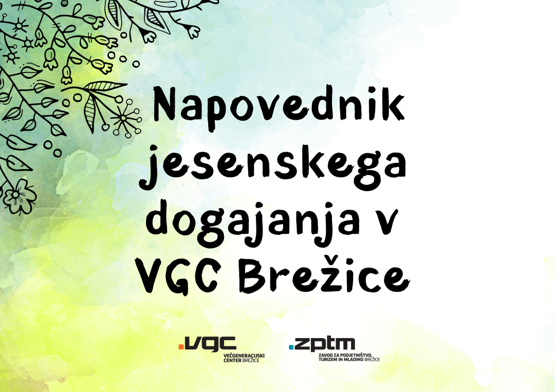 Jesensko dogajanje v VGC Brežice