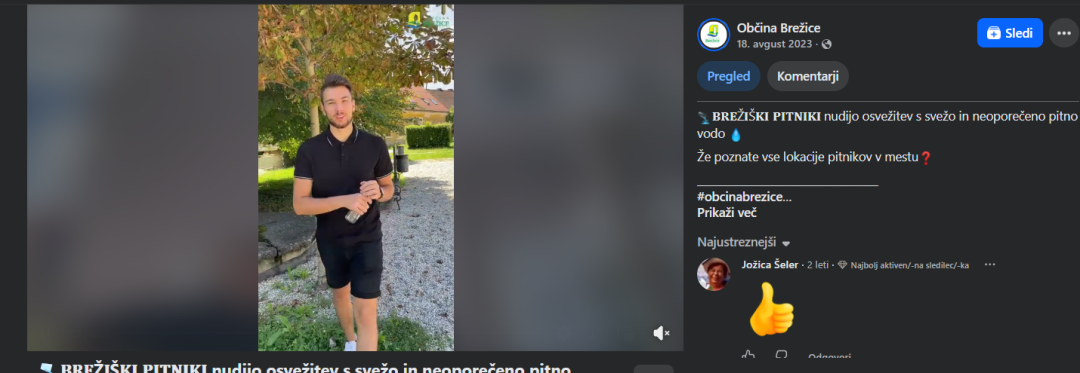 Kratkoročni ukrepi, ki jih izvajamo v občini na področju prilagajanja na vročinske valove