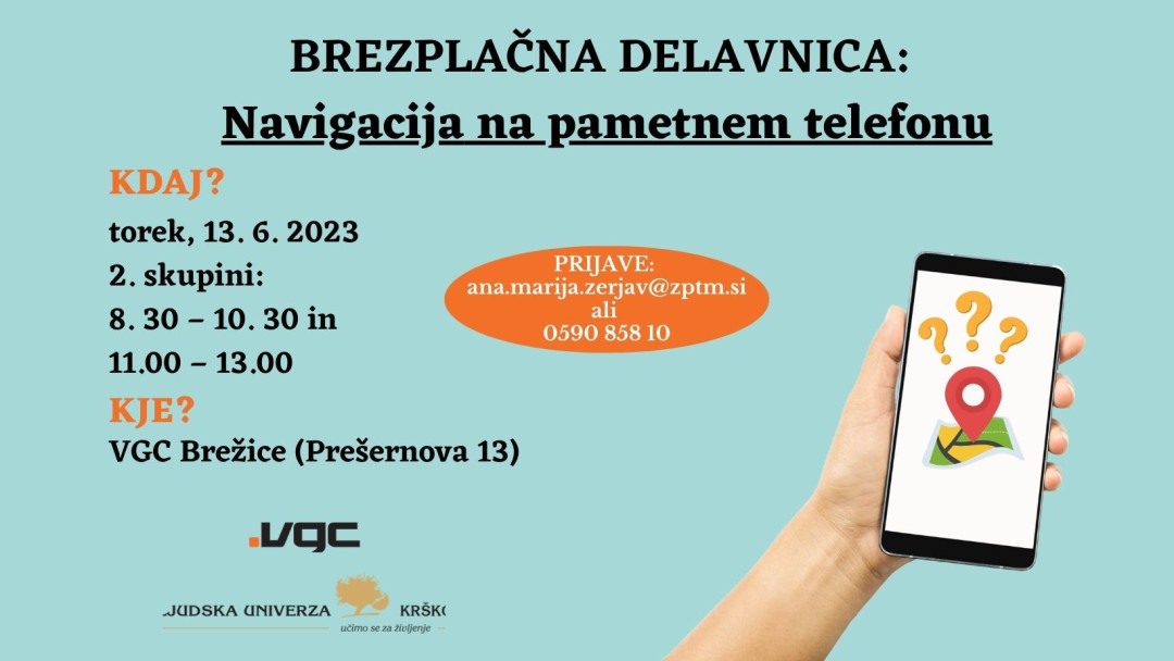 Navigacija na pametnem telefonu