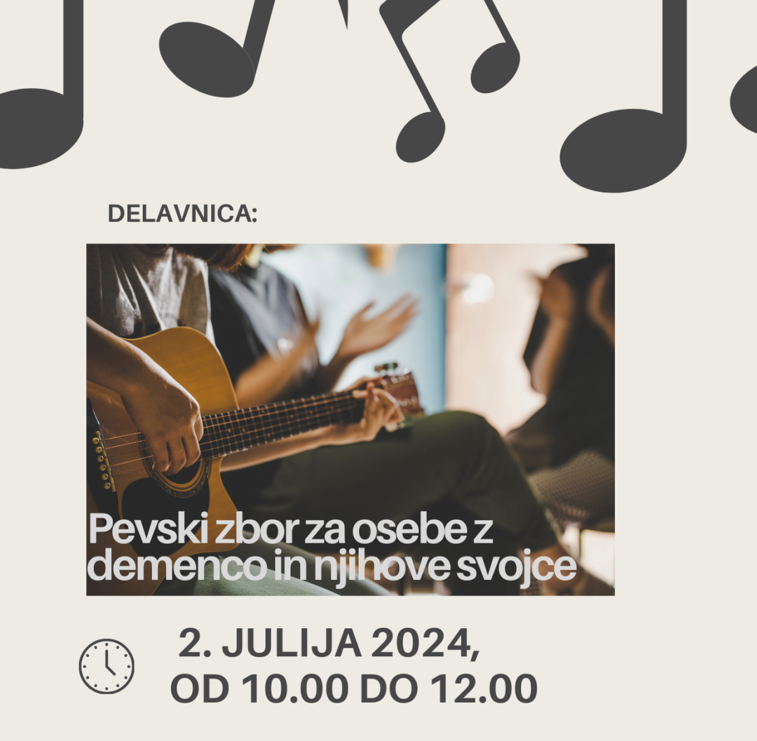 Pevski zbor za osebe z demenco in njihove svojce