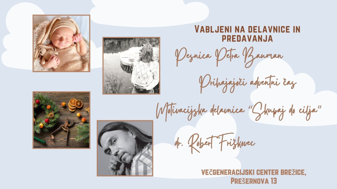 Predavanja in delavnice v mesecu novembru