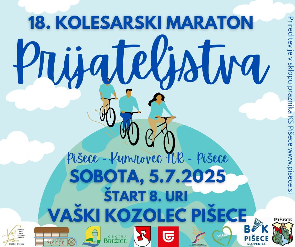 18. Tradicionalni kolesarski maraton prijateljstva