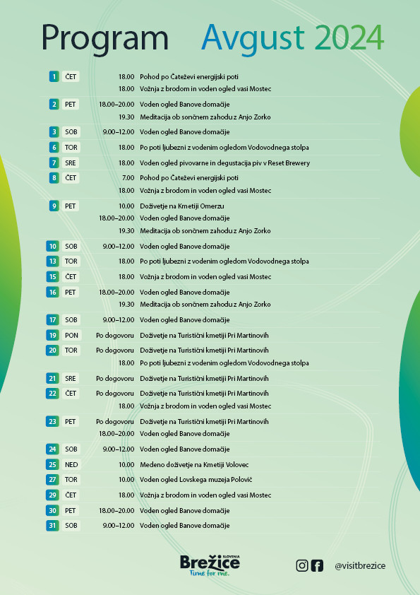 A Diverse Range of Summer Experiences Continues in August