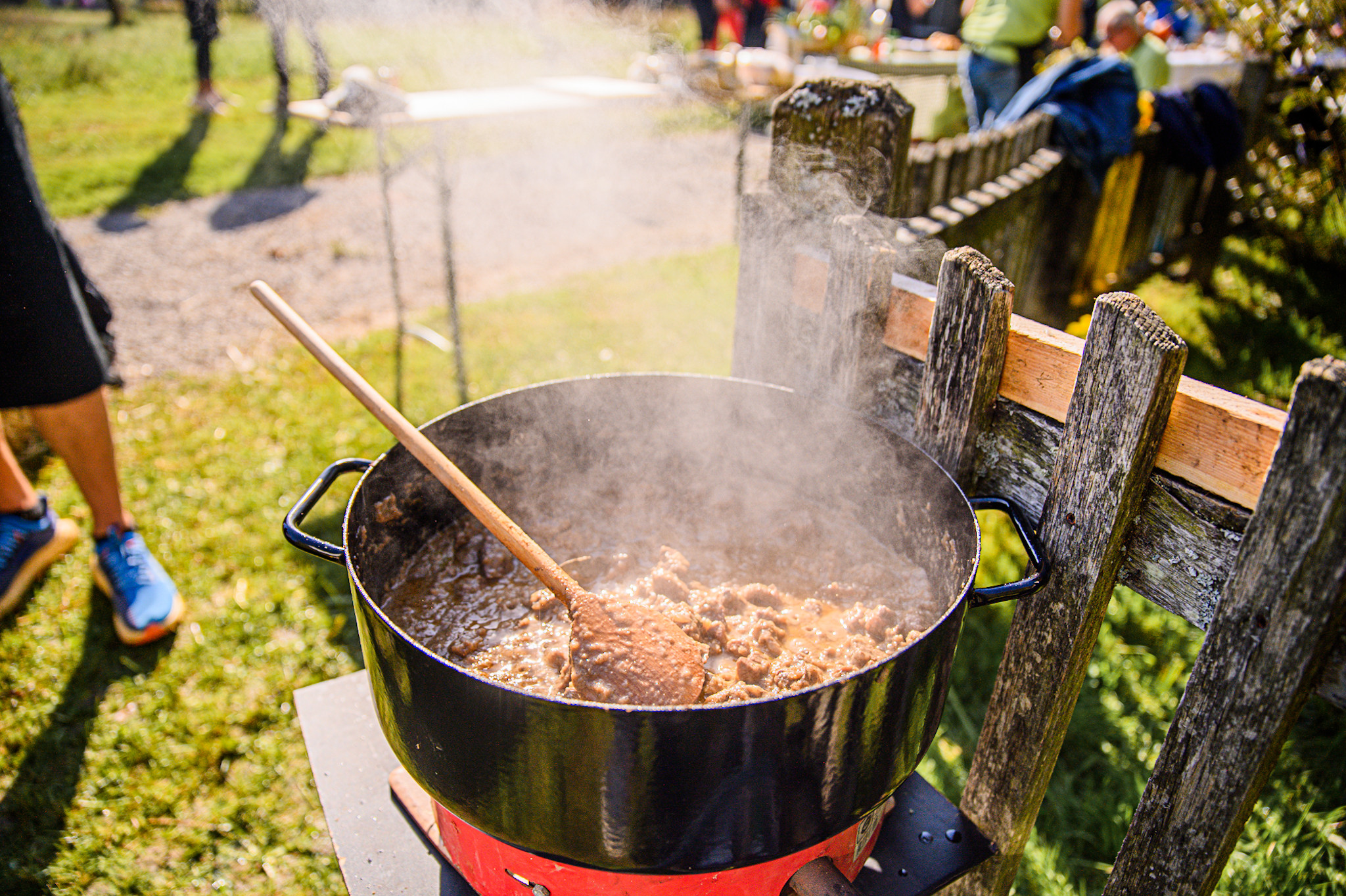 Active Sunday at the Banova Homestead thrilled all generations.