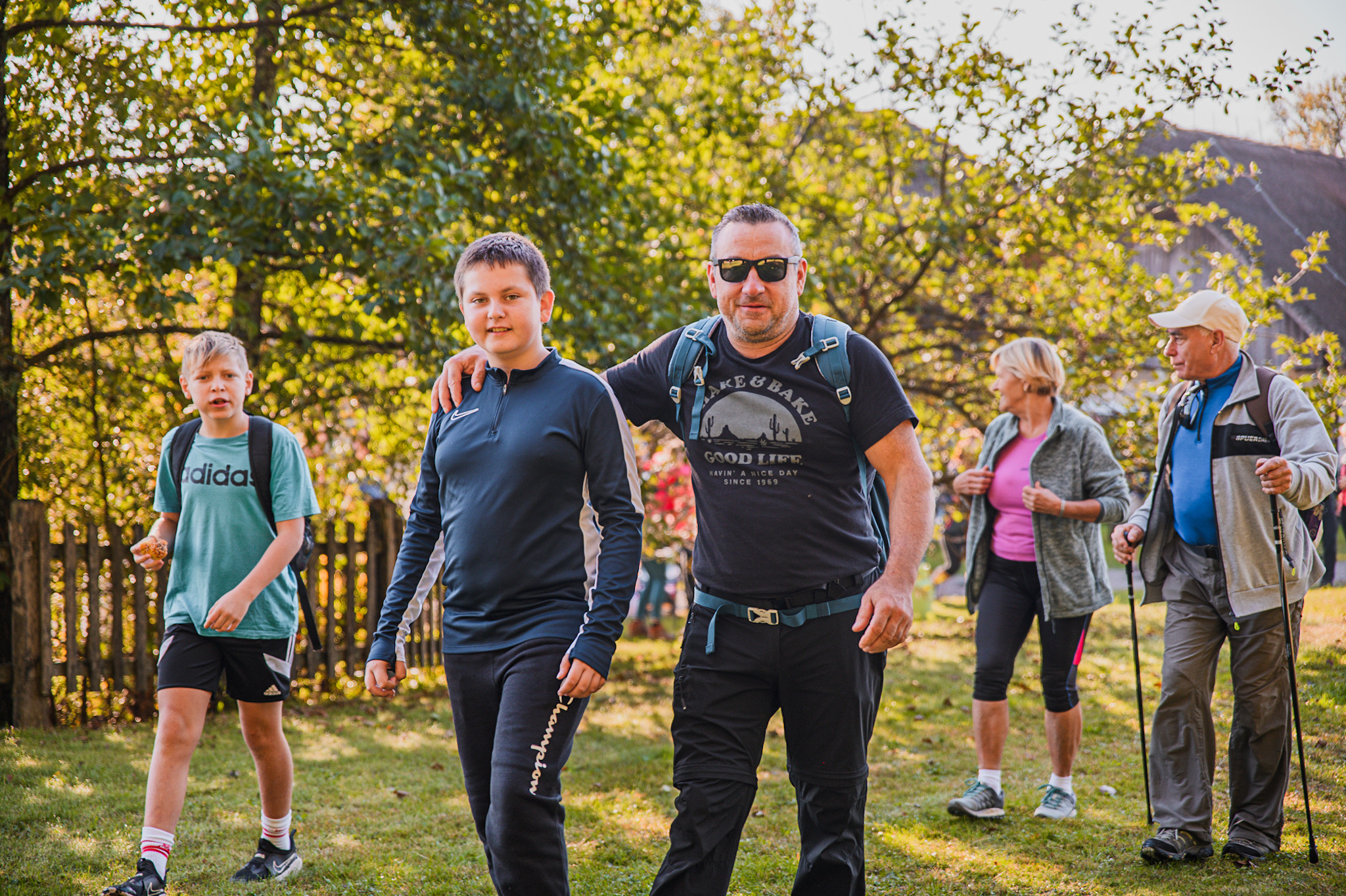 Active Sunday at the Banova Homestead thrilled all generations.