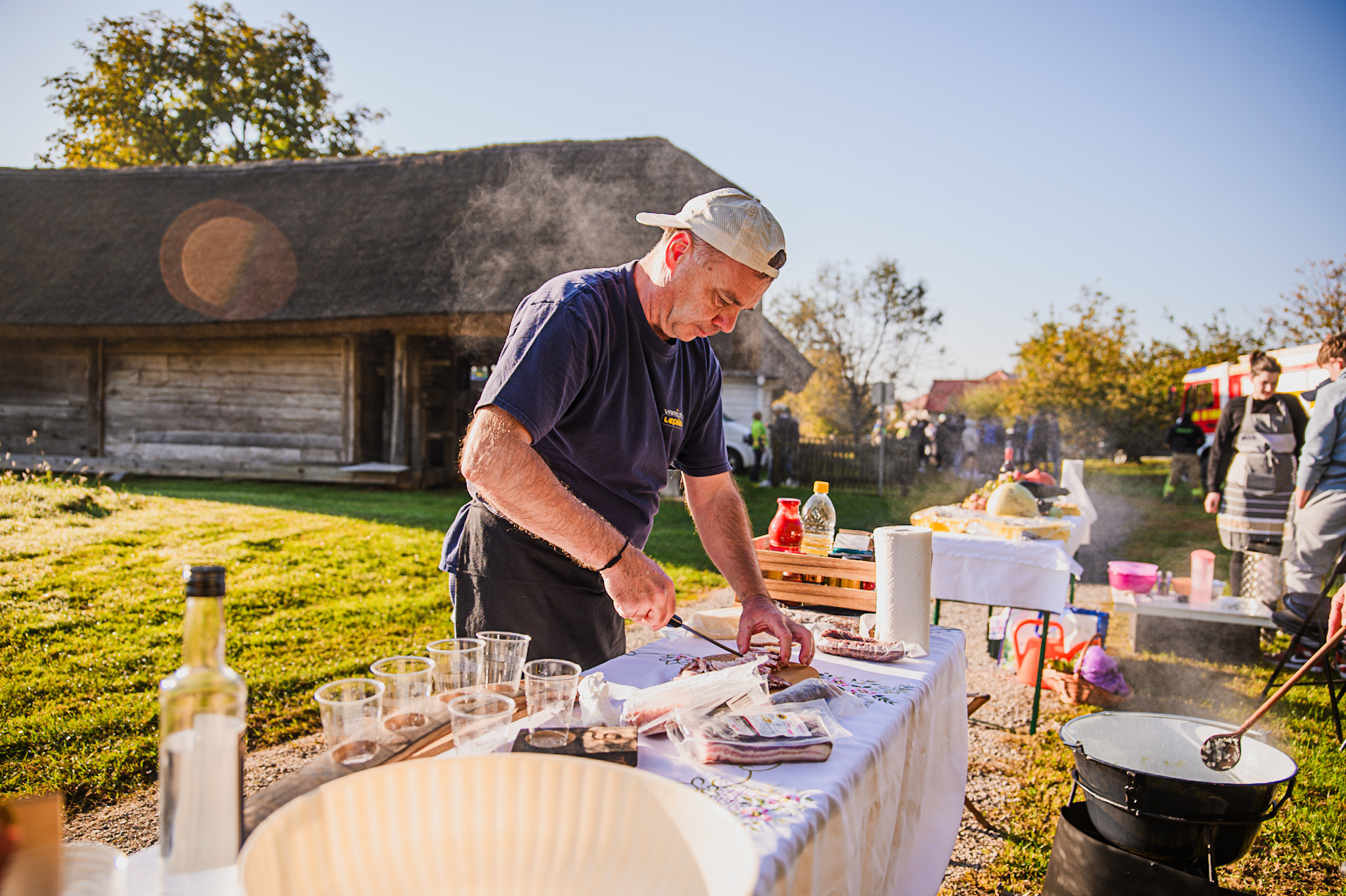 Active Sunday at the Banova Homestead thrilled all generations.