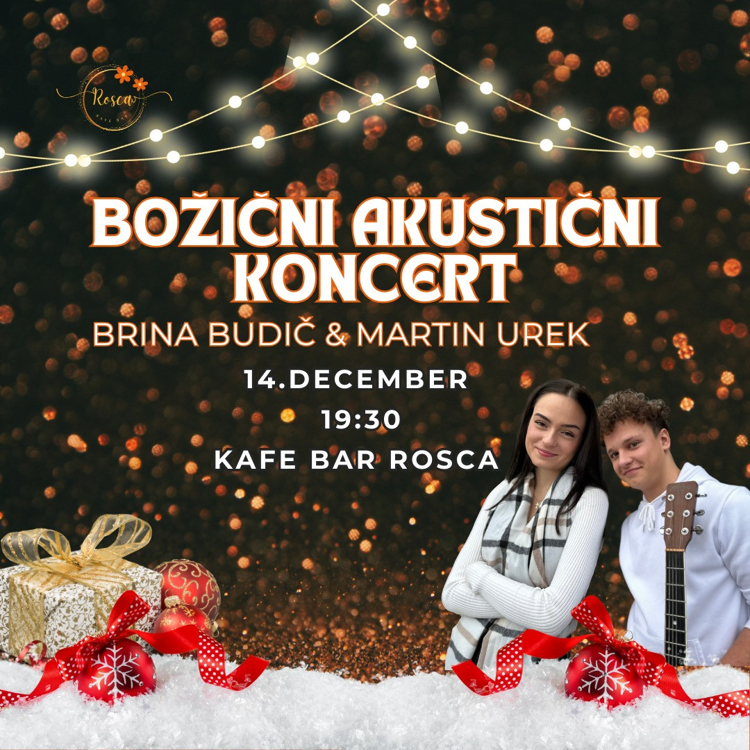 Božični akustični koncert Brina Budič in Martin Urek