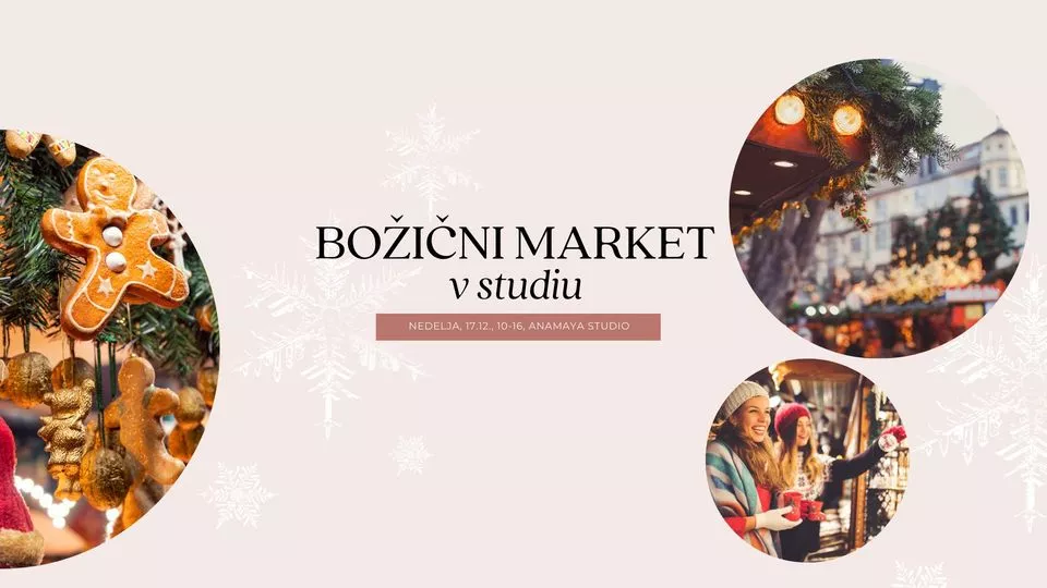 Božični market v studiu