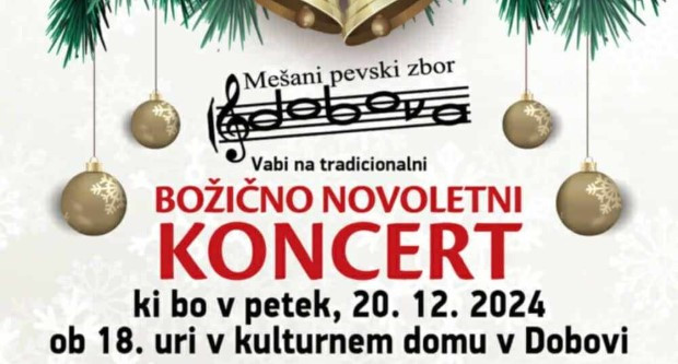 Božično novoletni koncert: MePZ Dobova