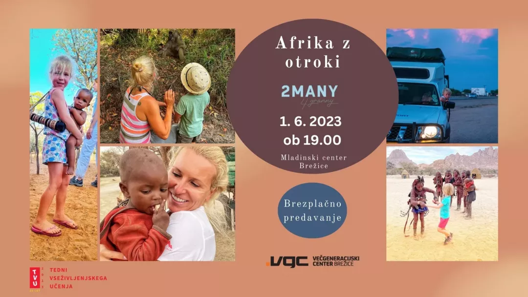 Brezplačno predavanje 2many4granny: Afrika z otroki