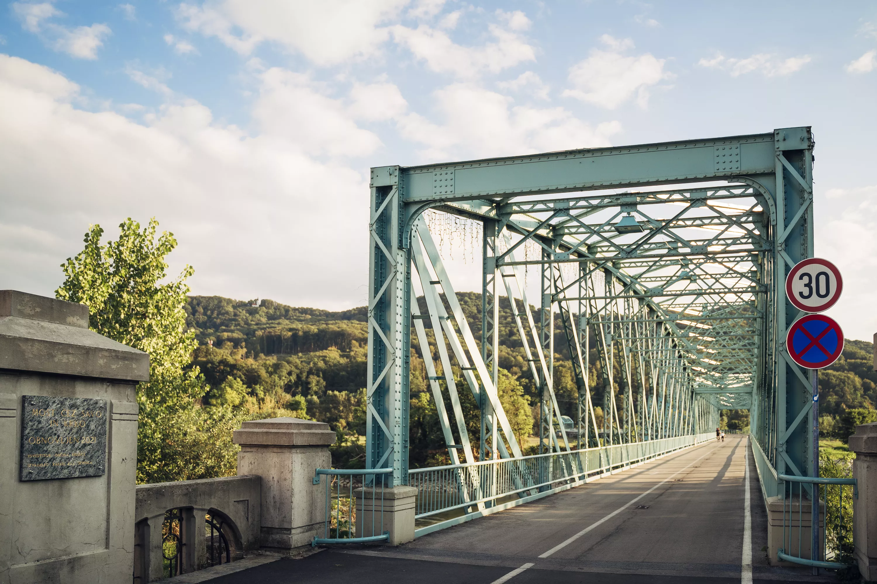 Bridge over the Sava and Krka Rivers
