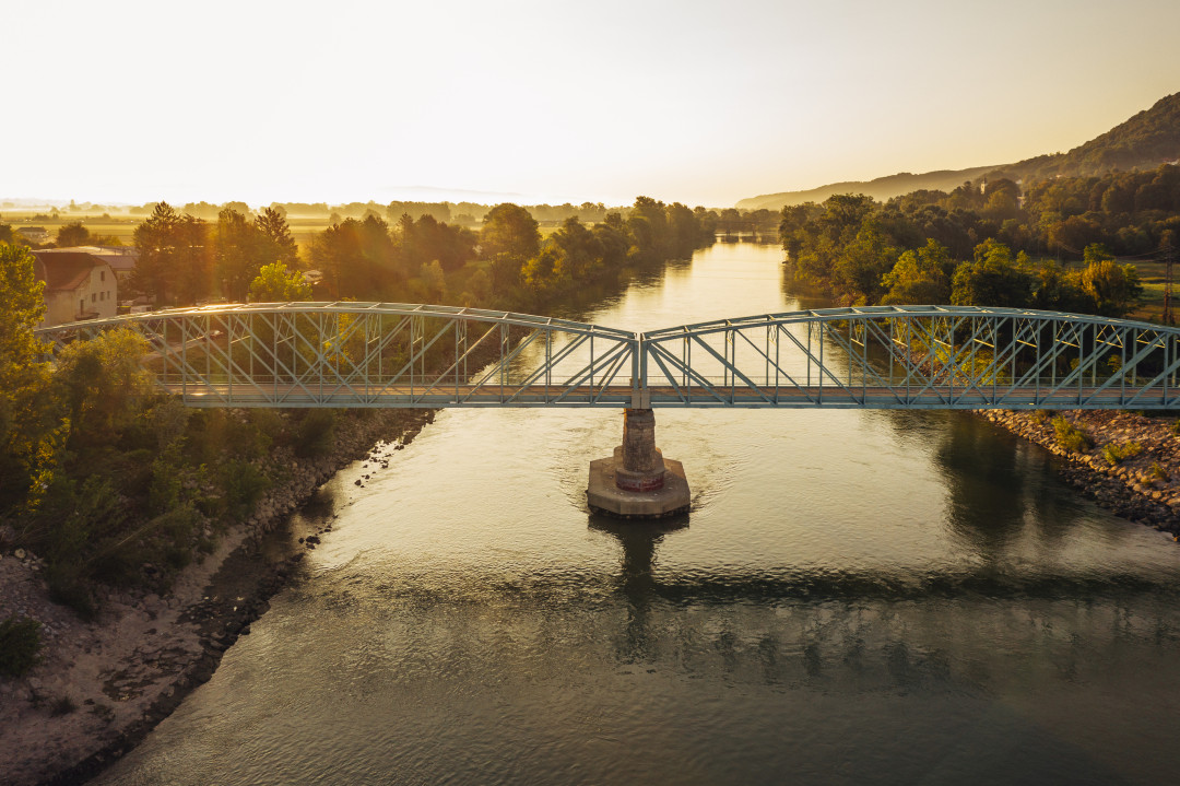 Bridge over the Sava and Krka Rivers
