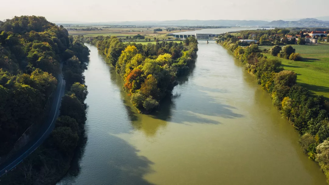 Confluence of the Krka and Sava Rivers
