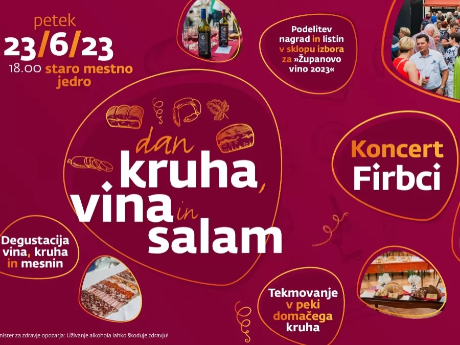 Dan kruha, vina in salam